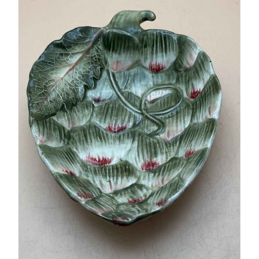 Fitz and Floyd - Vista Bella Artichoke Snack Bowl, Candy Dish, 4.5"x6" Embossed